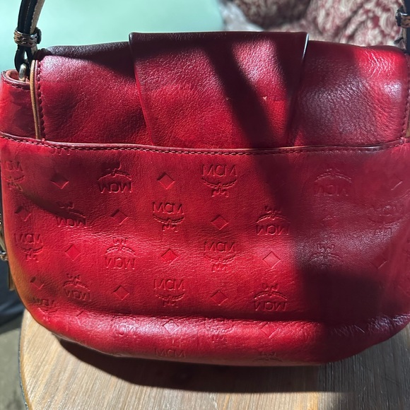 MCM shoulder bag. Painted. EUC. Please see pictures. - Picture 9 of 14